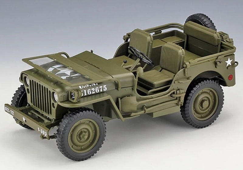 [Welly] 1:18 Jeep 1941 Willys MB modellino di auto Die-Cast