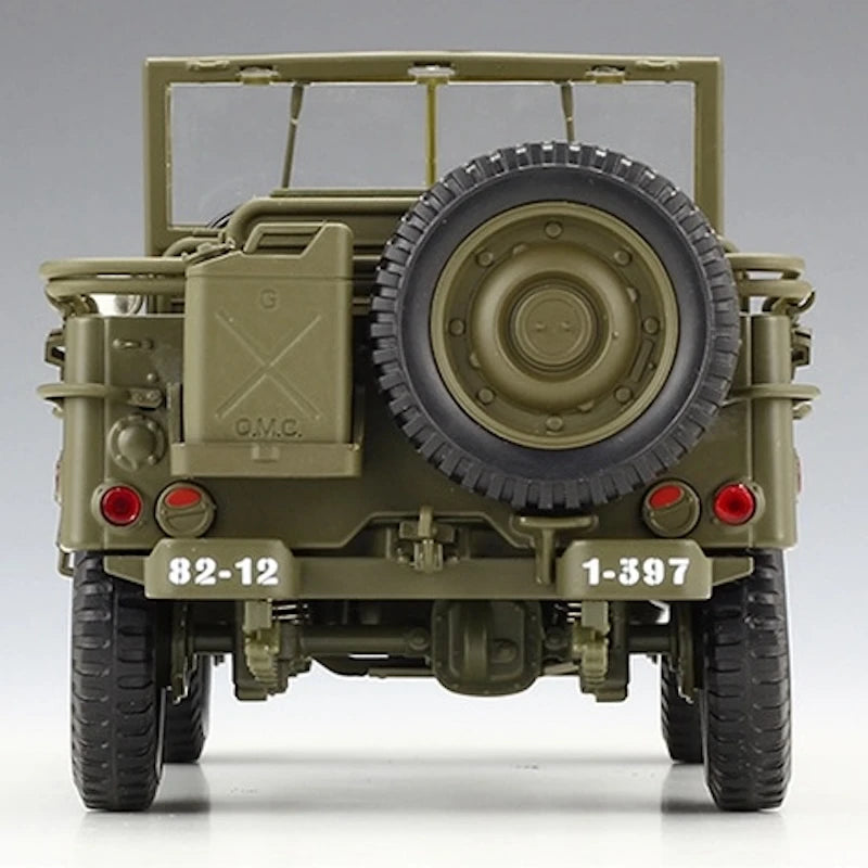 [Welly] 1:18 Jeep 1941 Willys MB Model Car Die-Cast