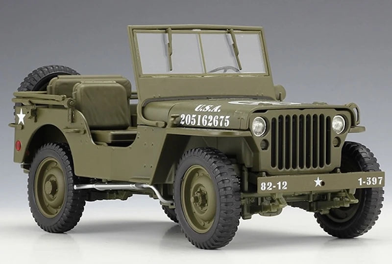 [Welly] 1:18 Jeep 1941 Willys MB modellino di auto Die-Cast