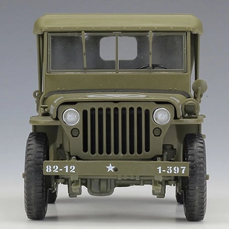 [Welly] 1:18 Jeep 1941 Willys MB Soft Top Model Car Die-Cast