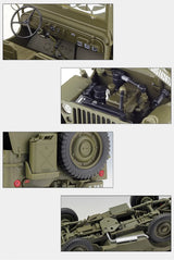 [Welly] 1:18 Jeep 1941 Willys MB Soft Top Model Car Die-Cast