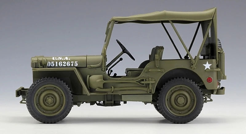 [Welly] 1:18 Jeep 1941 Willys MB Soft Top Model Car Die-Cast