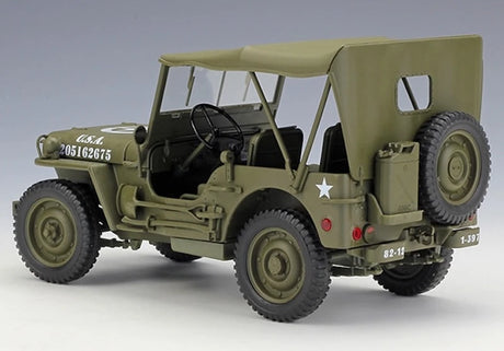 [Welly] 1:18 Jeep 1941 Willys MB Soft Top Model Car Die-Cast