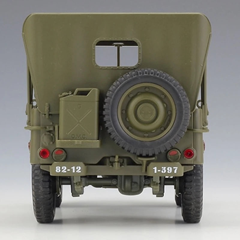 [Welly] 1:18 Jeep 1941 Willys MB Soft Top Model Car Die-Cast