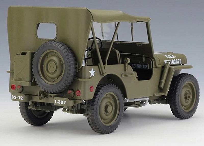 [Welly] 1:18 Jeep 1941 Willys MB Soft Top Model Car Die-Cast
