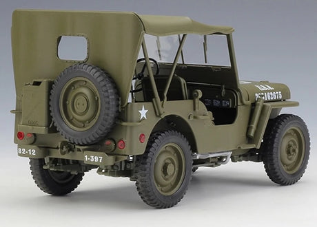 [Welly] 1:18 Jeep 1941 Willys MB Soft Top Model Car Die-Cast
