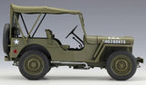[Welly] 1:18 Jeep 1941 Willys MB Soft Top Model Car Die-Cast