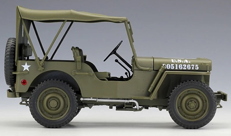 [Welly] 1:18 Jeep 1941 Willys MB Soft Top Model Car Die-Cast