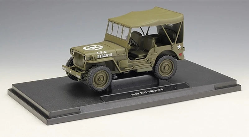 [Welly] 1:18 Jeep 1941 Willys MB Soft Top Model Car Die-Cast