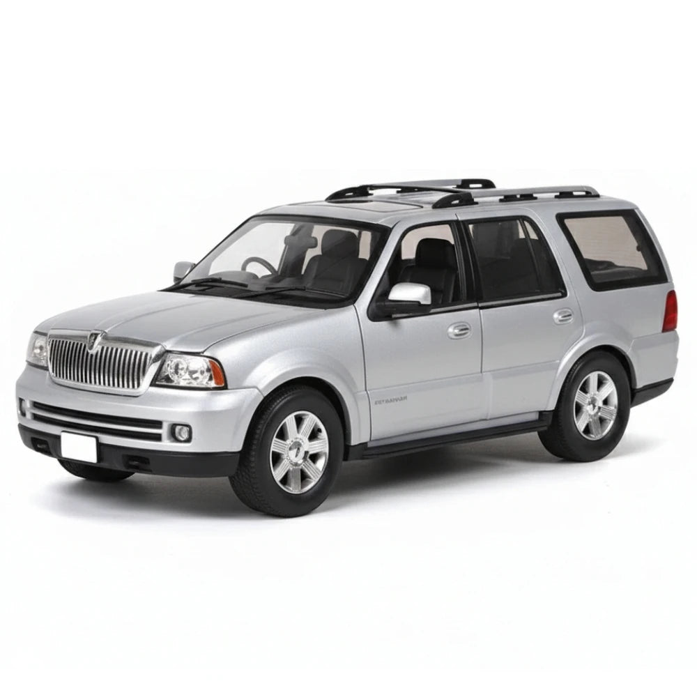 [Welly] 1:18 Lincoln 2005 Navigator Silver Model Car Die-Cast
