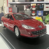 [Welly] 1:18 Peugeot 2006 407 Coupe Red Model Car Die-Cast