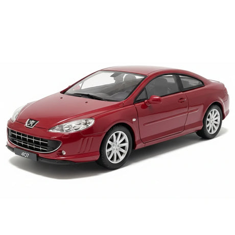 [Welly] 1:18 Peugeot 2006 407 Coupe Red Model Car Die-Cast