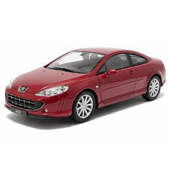 [Welly] 1:18 Peugeot 2006 407 Coupe rosso modellino di auto Die-Cast