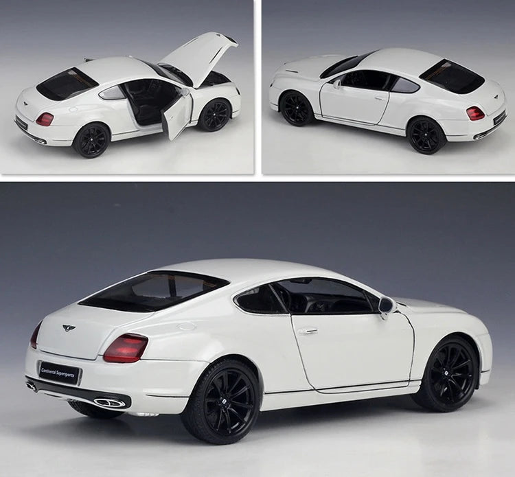 [Welly] 1:24 Bentley 2009 Continental Supersports White Model Car Die-Cast