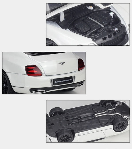 [Welly] 1:24 Bentley 2009 Continental Supersports White Model Car Die-Cast