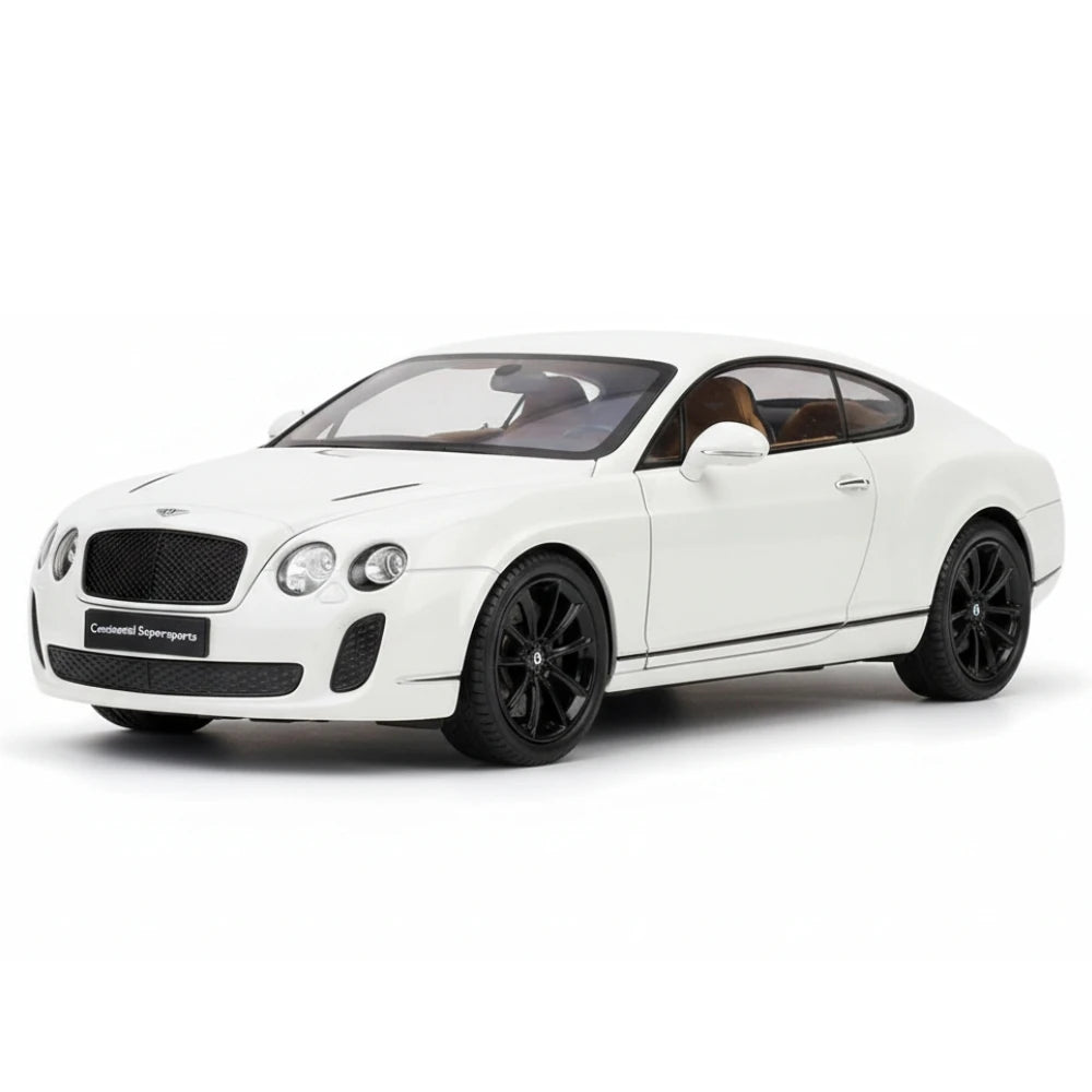 [Welly] 1:24 Bentley 2009 Continental Supersports White Model Car Die-Cast