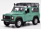 [Welly] 1:24 Land Rover 1994 NAS Defender 90 Green Model Car Die-Cast