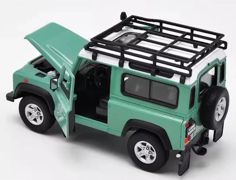 [Welly] 1:24 Land Rover 1994 NAS Defender 90 Green Model Car Die-Cast