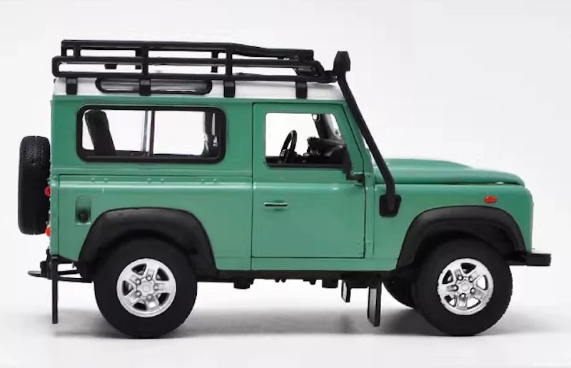 [Welly] 1:24 Land Rover 1994 NAS Defender 90 Green Model Car Die-Cast