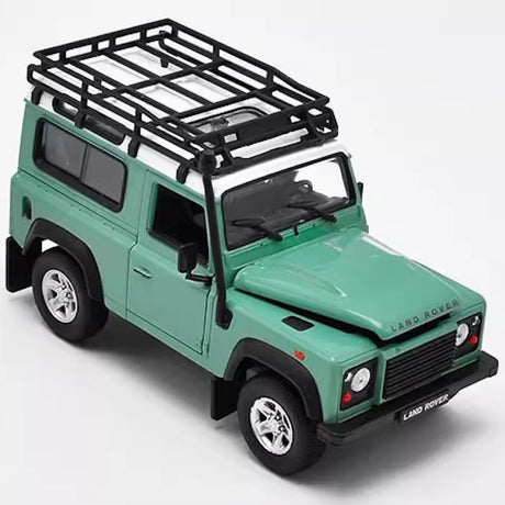 [Welly] 1:24 Land Rover 1994 NAS Defender 90 Green Model Car Die-Cast