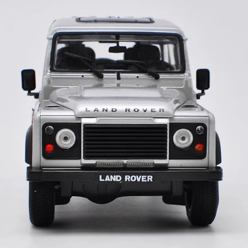 [Welly] 1:24 Land Rover 1994 NAS Defender 90 Silver Model Car Die-Cast