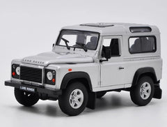 [Welly] 1:24 Land Rover 1994 NAS Defender 90 Silver Model Car Die-Cast