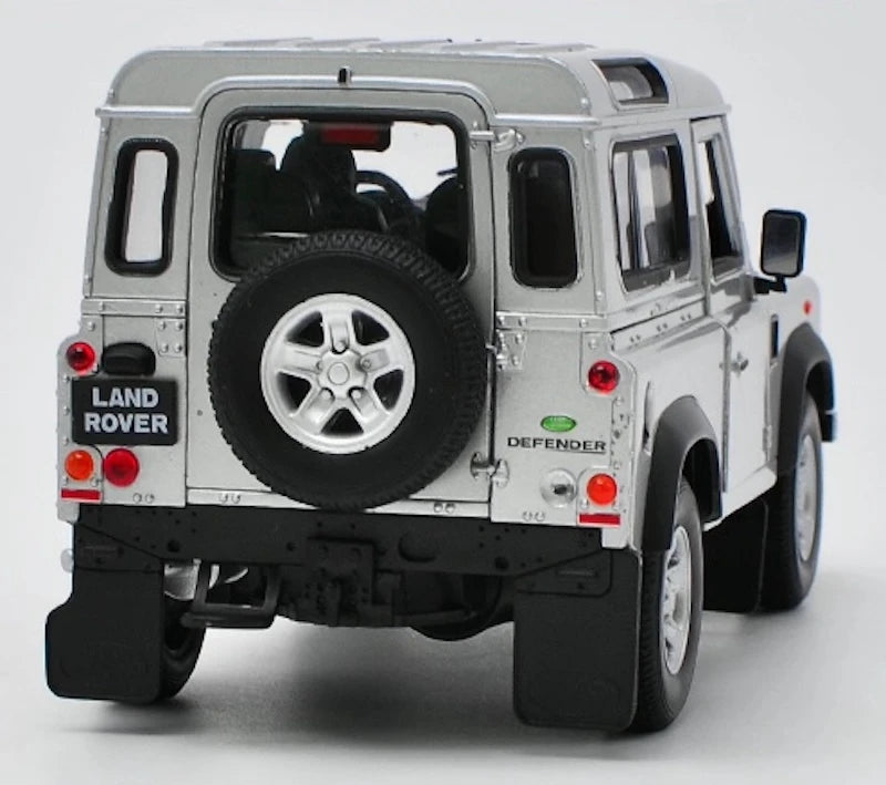 [Welly] 1:24 Land Rover 1994 NAS Defender 90 Silver Model Car Die-Cast