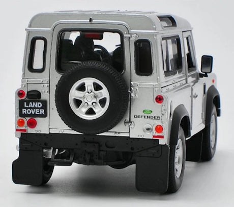 [Welly] 1:24 Land Rover 1994 NAS Defender 90 Silver Model Car Die-Cast