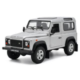[Welly] 1:24 Land Rover 1994 NAS Defender 90 Silver Model Car Die-Cast
