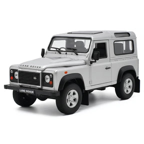 [Welly] 1:24 Land Rover 1994 NAS Defender 90 Silver Model Car Die-Cast