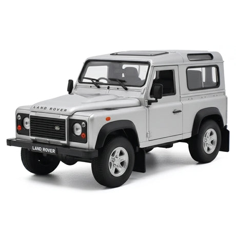 [Welly] 1:24 Land Rover 1994 NAS Defender 90 Silver Model Car Die-Cast