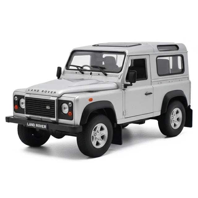 [Welly] 1:24 Land Rover 1994 NAS Defender 90 Silver Model Car Die-Cast