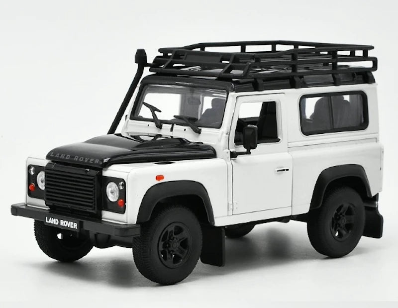 [Welly] 1:24 Land Rover 1994 NAS Defender 90 White Model Car Die-Cast