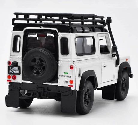 [Welly] 1:24 Land Rover 1994 NAS Defender 90 White Model Car Die-Cast