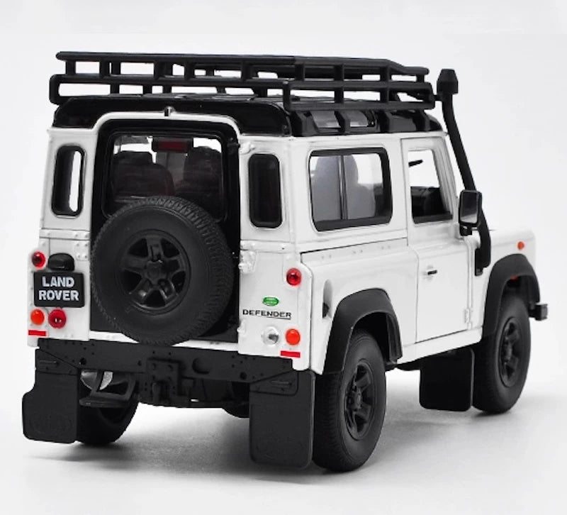 [Welly] 1:24 Land Rover 1994 NAS Defender 90 White Model Car Die-Cast