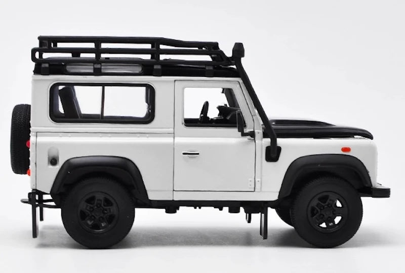 [Welly] 1:24 Land Rover 1994 NAS Defender 90 White Model Car Die-Cast