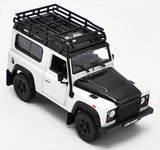 [Welly] 1:24 Land Rover 1994 NAS Defender 90 White Model Car Die-Cast