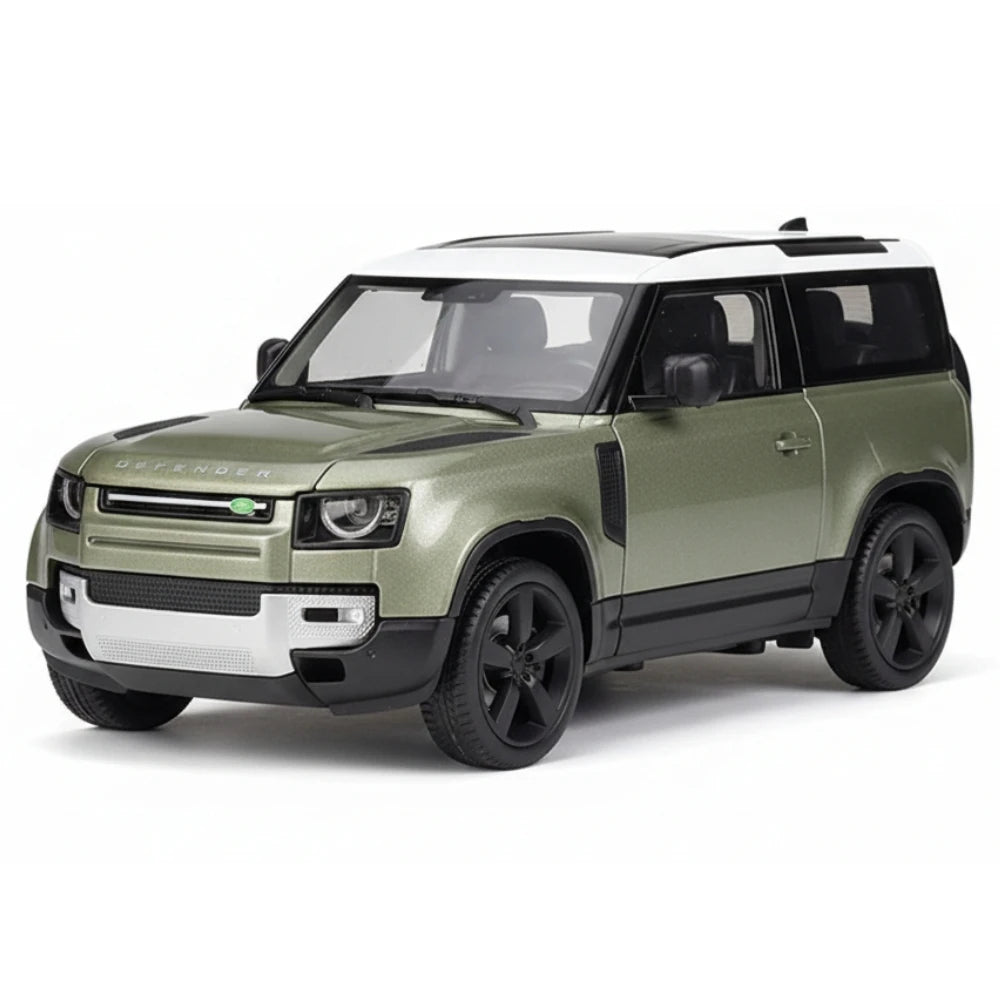 [Welly] 1:24 Land Rover 2020 Defender 110 Green Model Car Die-Cast