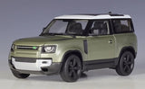 [Welly] 1:24 Land Rover 2020 Defender 110 Green Model Car Die-Cast