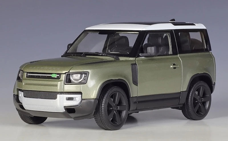 [Welly] 1:24 Land Rover 2020 Defender 110 Green Model Car Die-Cast