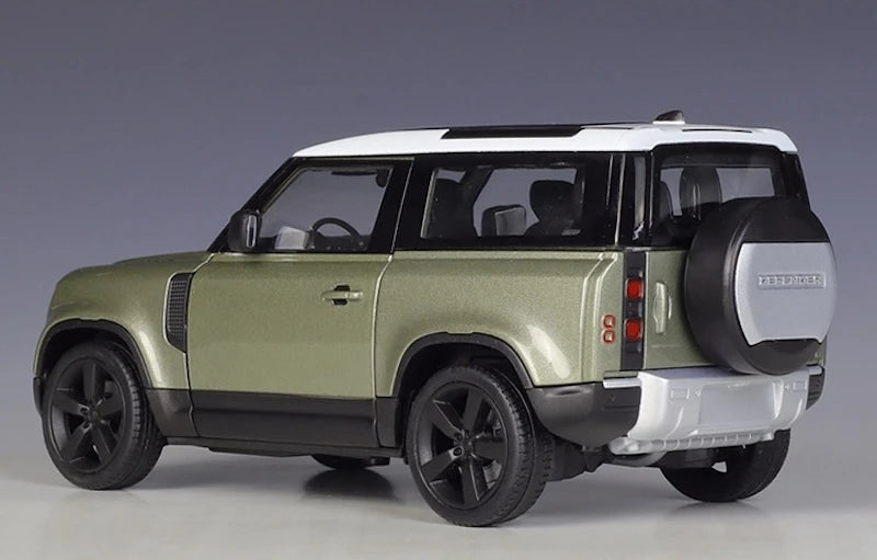 [Welly] 1:24 Land Rover 2020 Defender 110 Green Model Car Die-Cast