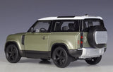 [Welly] 1:24 Land Rover 2020 Defender 110 Green Model Car Die-Cast