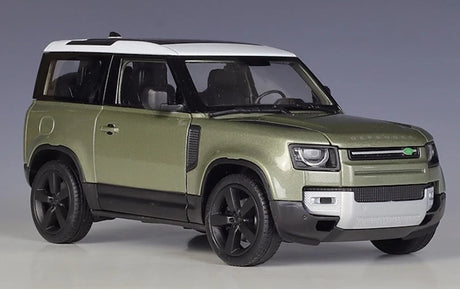[Welly] 1:24 Land Rover 2020 Defender 110 Green Model Car Die-Cast