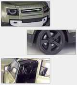 [Welly] 1:24 Land Rover 2020 Defender 110 Green Model Car Die-Cast