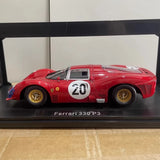 [WERK83] 1:18 Ferrari 1966 330 P3 Spider 24h Le Mans モデルカー Die-Cast