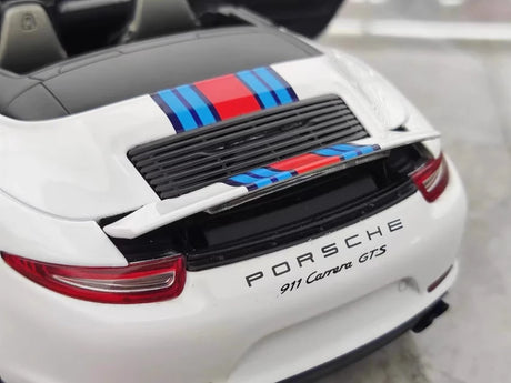 [WSW] 1:18 Porsche 2015 911 Carrera GTS Cabriolet Martini Racing Model Car Die-Cast