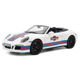 [WSW] 1:18 Porsche 2015 911 Carrera GTS Cabriolet Martini Racing Model Car Die-Cast