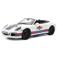 [WSW] 1:18 Porsche 2015 911 Carrera GTS Cabriolet Martini Racing Model Car Die-Cast