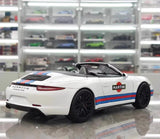 [WSW] 1:18 Porsche 2015 911 Carrera GTS Cabriolet Martini Racing Model Car Die-Cast