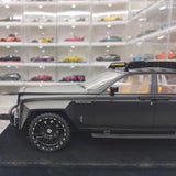 [XEROX] 1:18 Rolls-Royce 2017 Phantom VIII 6x6 Will Bring Luxury Matte Black Model Car Resin